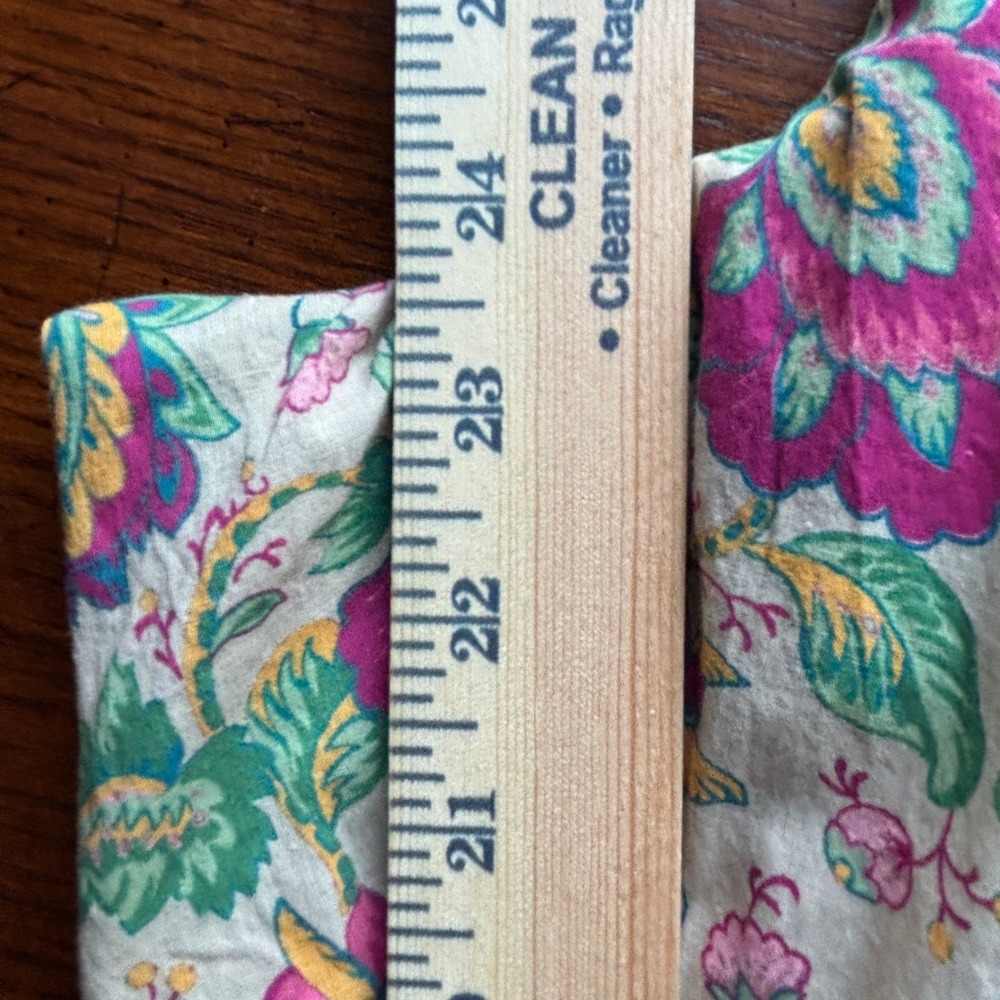 Sundance 100% Cotton Boho Cottage Whimsigoth  Floral Print Drawstring Pants XL - Picture 13 of 15